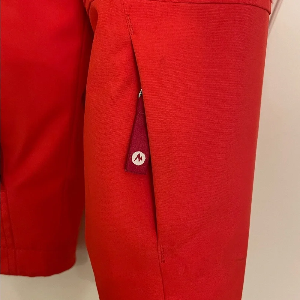 Marmot red ski winter jacket size Large